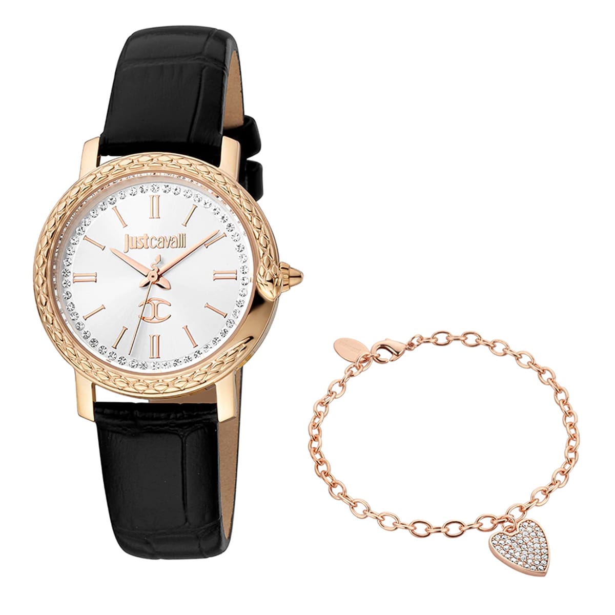 MONTRE JUST CAVALI FEMME CUIR